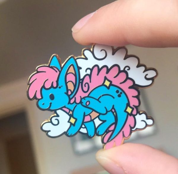 Cloud dragon - Enamel Pin - Image 3