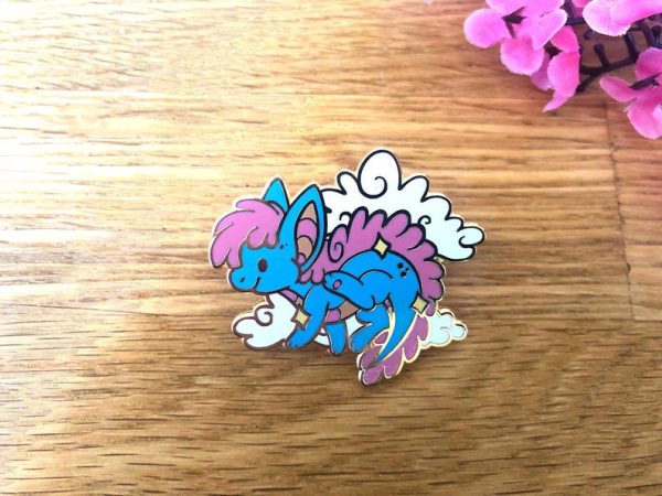 Cloud dragon - Enamel Pin - Image 2