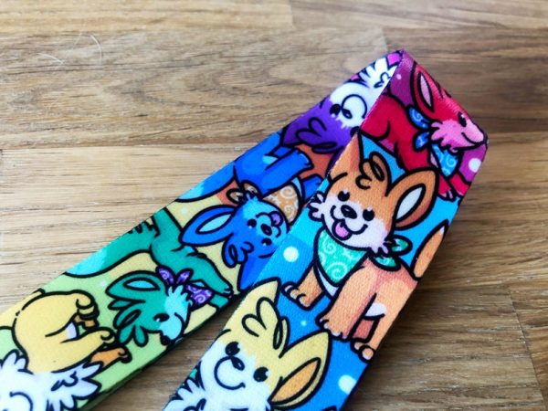 Rainbow mutts - Lanyard - Image 3