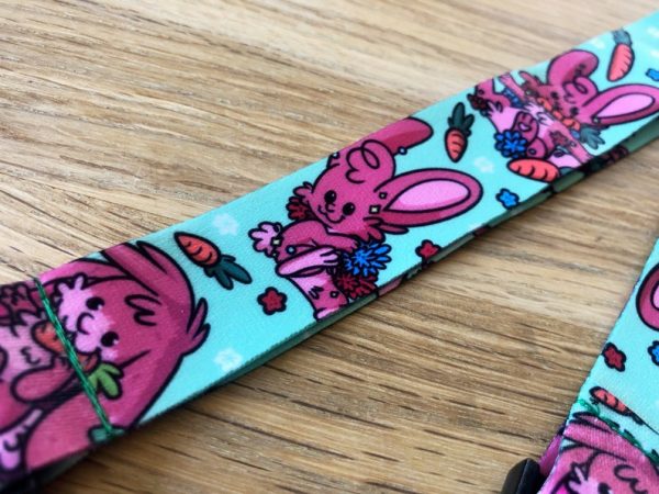 Carrot nibblin' bunnies - Lanyard - Image 4