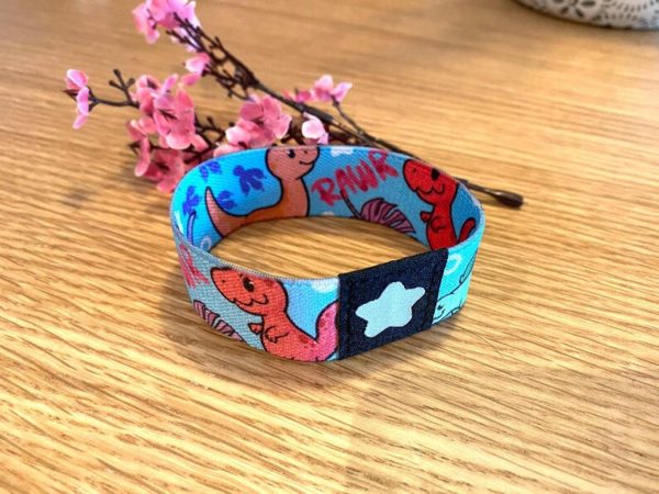 Rainbow Dinosaur - Wristband - Image 2