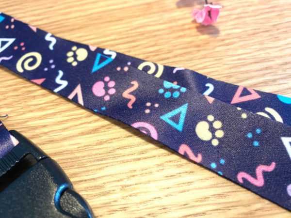 90s Paw Print - Lanyard - Image 2