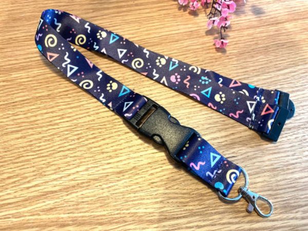 90s Paw Print - Lanyard