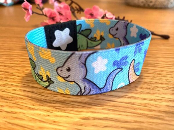 Rainbow Dinosaur - Wristband