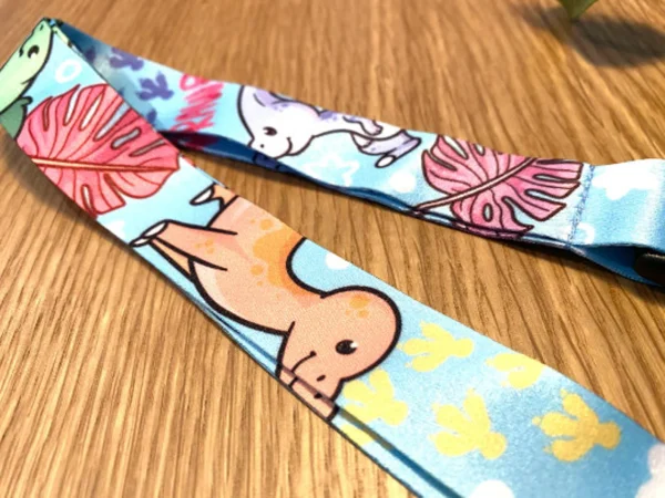 Rainbow Dinos - Lanyard - Image 2