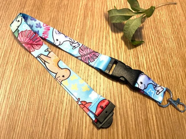 Rainbow Dinos - Lanyard